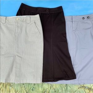 Ann Taylor, Banana Republic, GAP Skirts Size 2